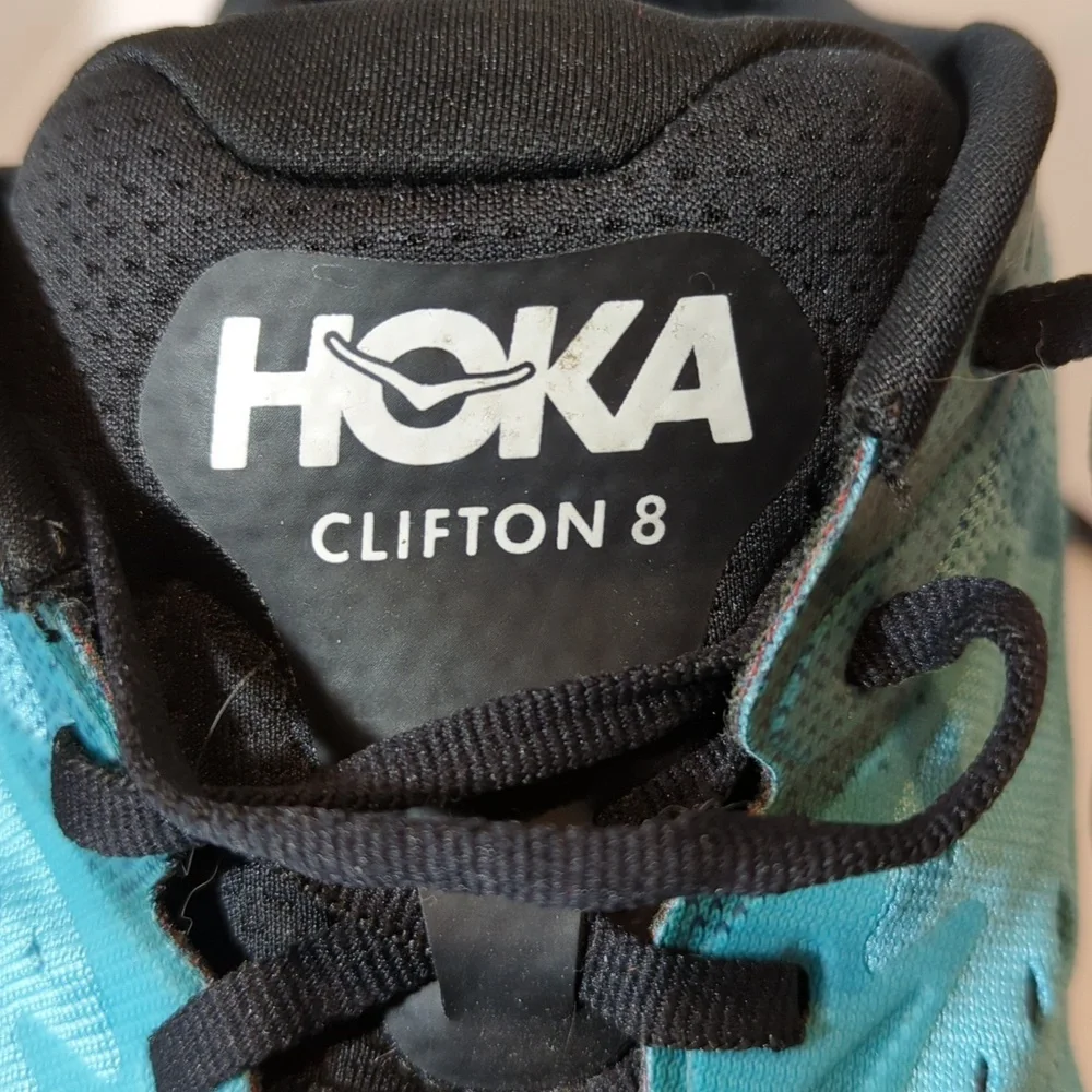 Hoka One One Clifton 8 Men's Real Teal, Aquarelle 1119393 RTAR size 13d - Picture 11 of 15